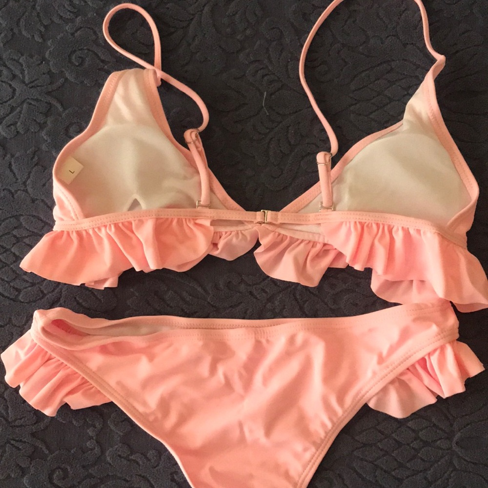 Light Pink Ruffle Bikini - Picture 4 of 5